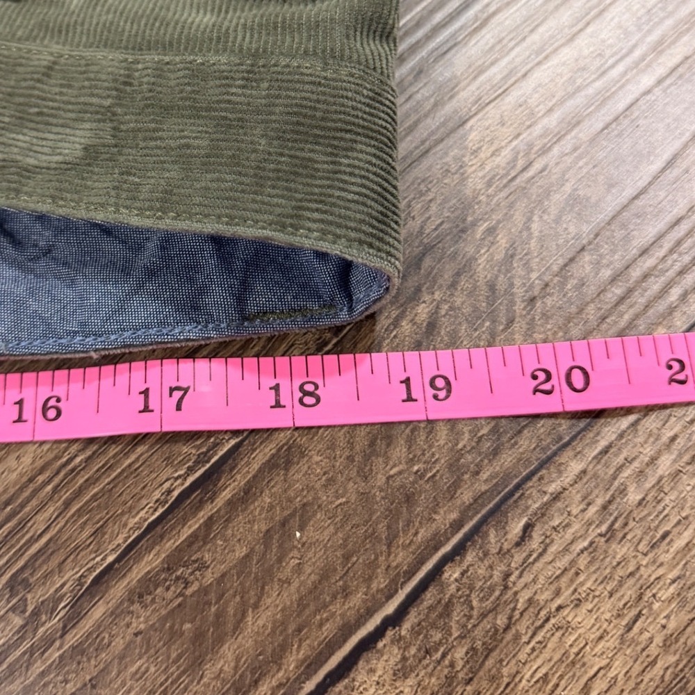 L.L.Bean Corduroy Pants Mens 38x34 (Fits 37x33) Olive 1912 Stretch Standard Fit‎ - Picture 9 of 10
